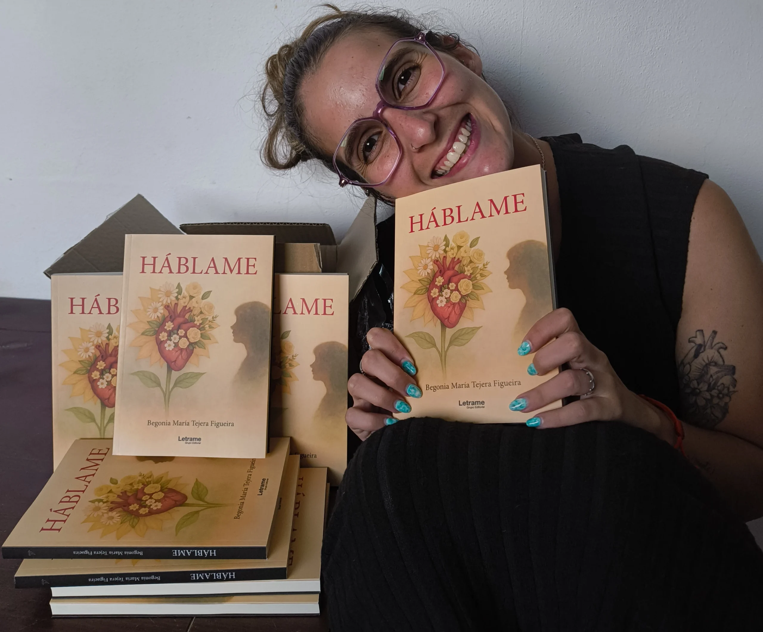 Begonia María Tejera Figueira irrumpe en la literatura con una voz valiente y necesaria